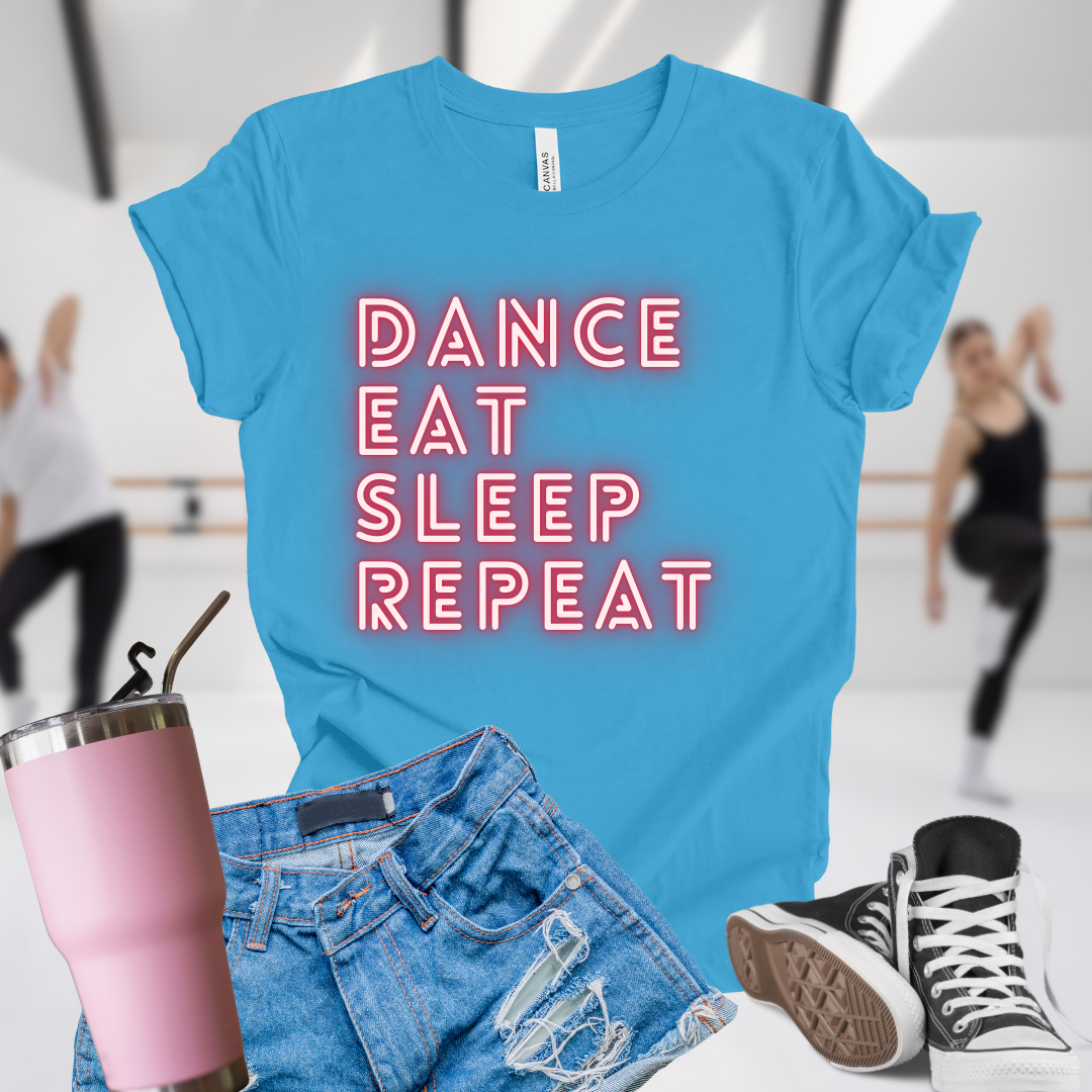 Dance Eat Sleep Repeat Red