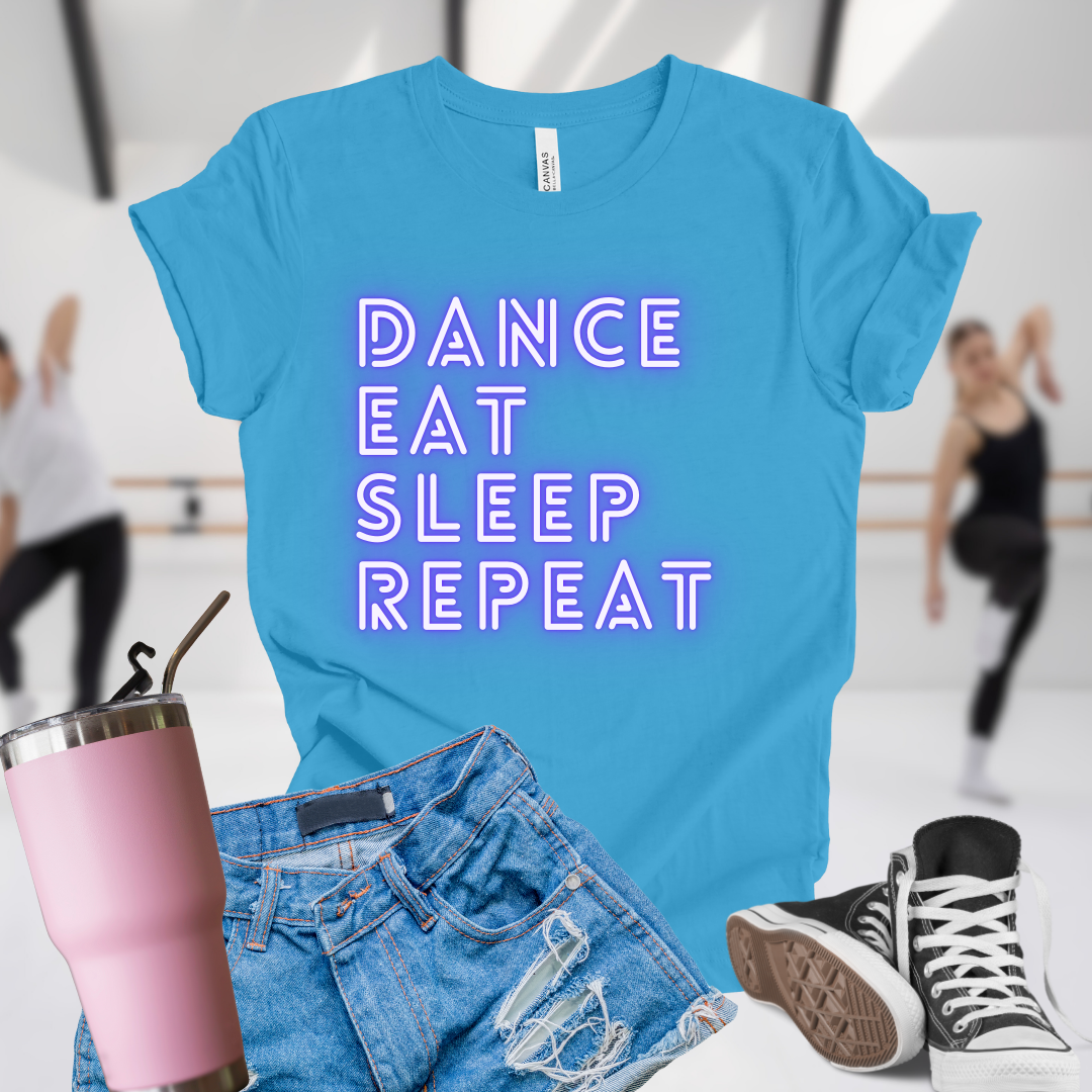 Dance Eat Sleep Repeat Purple
