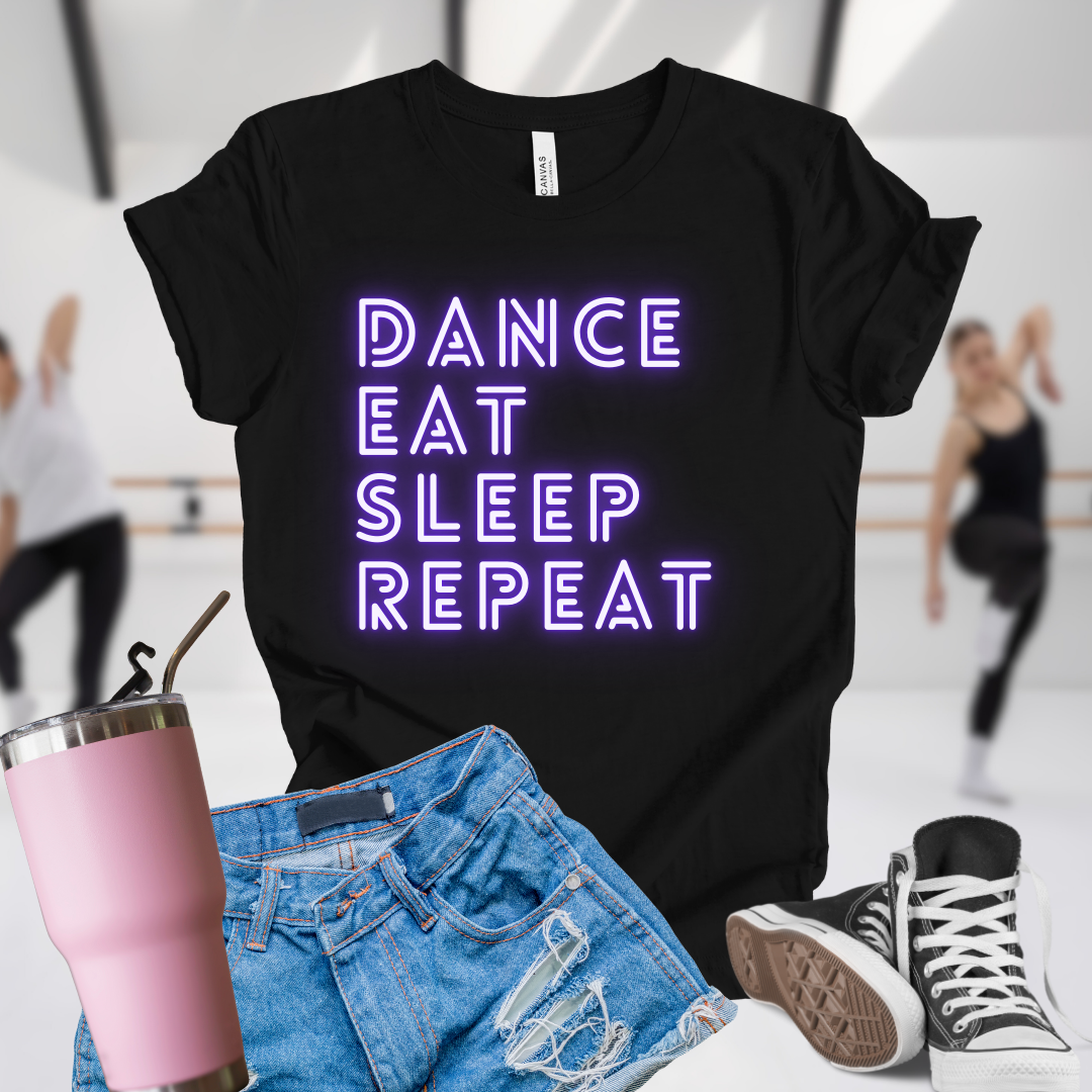 Dance Eat Sleep Repeat Purple