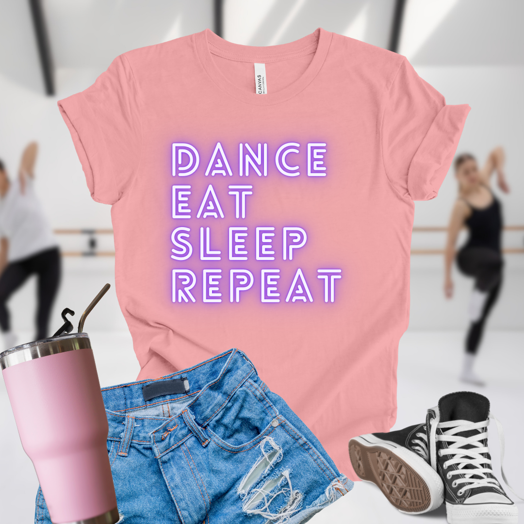 Dance Eat Sleep Repeat Purple