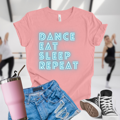 Dance Eat Sleep Repeat Teal