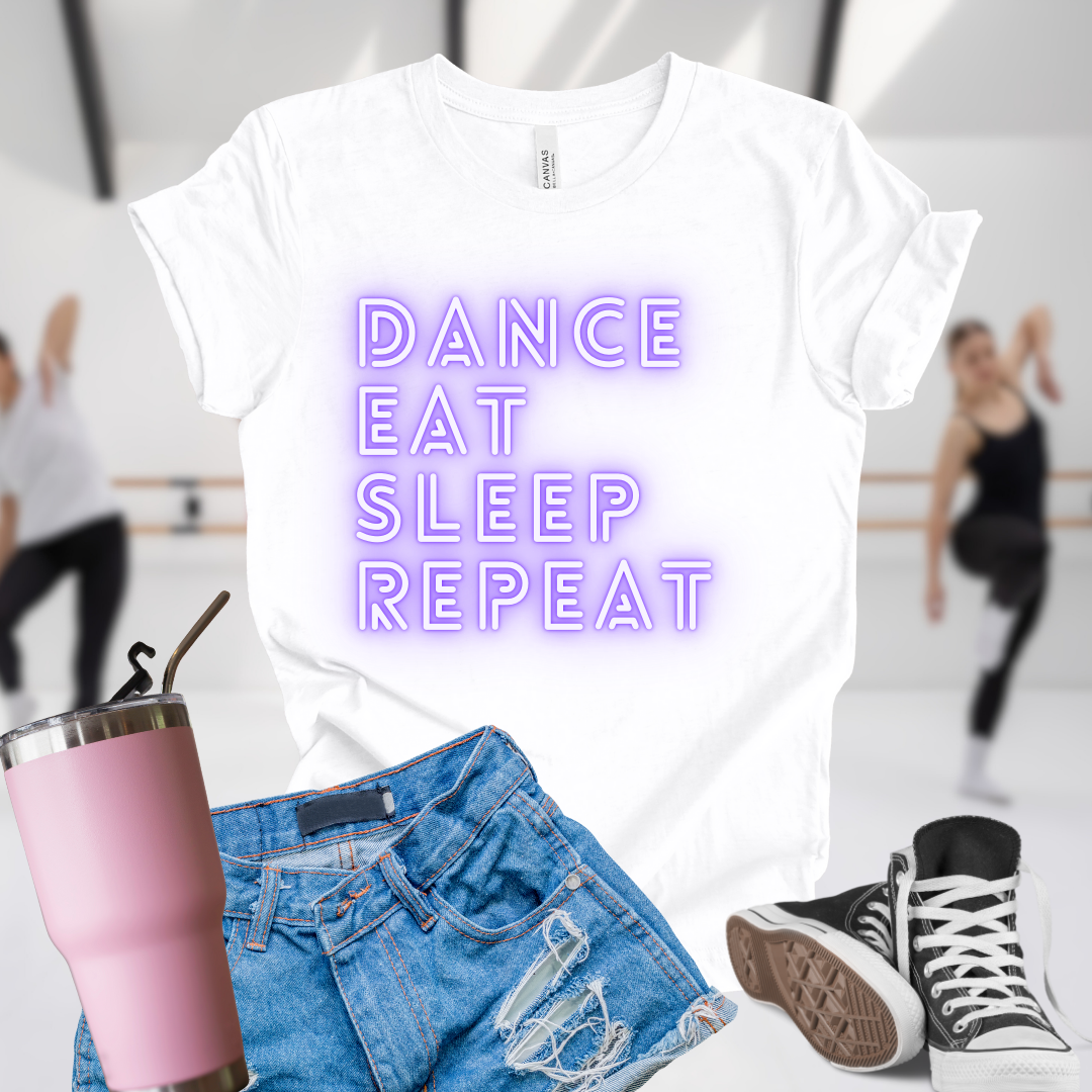 Dance Eat Sleep Repeat Purple