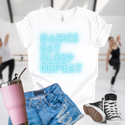 Dance Eat Sleep Repeat Teal